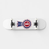 1. Vater - Glücklicher Tag des Vaters Skateboard (Horizontal)