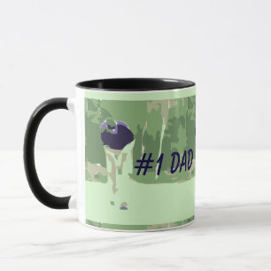 1 Vater Golfer Ringer Tasse