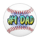#1 VATER GRAFFITI INSPIRIERT BASEBALL (Rückseite)