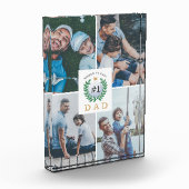 1. Vater, Happy Vathers Day Golf Theme Collage Fotoblock (Links)