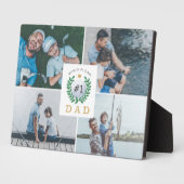 1. Vater, Happy Vathers Day Golf Theme Collage Fotoplatte (Seite)