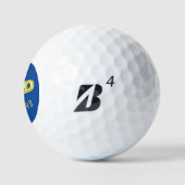 1 Vater immer hell und kühl Golfball (Logo)