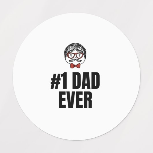 1 Vater je Etiketten (Design 1)