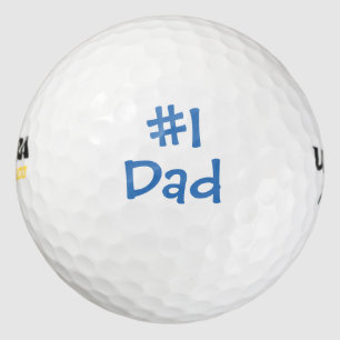 1 Vater (Nummer 1 Vater) Vatertag Golfball