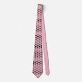 1 Vater Rosa und Schwarzer Schnurrbart - Nummer ei Krawatte (Vorderseite)