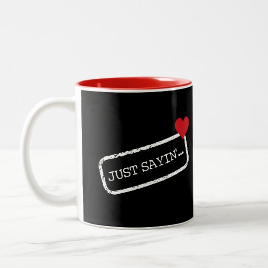 #1 Vater! - Say’in Two-Tone-Tasse Zweifarbige Tasse (Links)