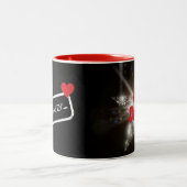 #1 Vater! - Say’in Two-Tone-Tasse Zweifarbige Tasse (Mittel)
