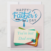 "#1 Vater" Vatertag (Vorderseite)