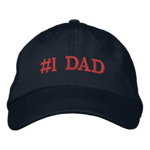 #1 Vater   Vatertagsgeschenk Bestickte Baseballkappe