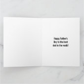 #1 Vater Vatertagskarte Karte (Innenseite)
