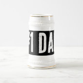 1. VATER Vintages Bierstein-Geschenk für den Vater Bierglas (Mittel)