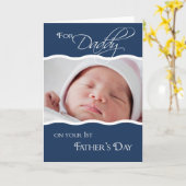 1. Vatertag - Fotokarte Karte (Gelbe Blume)