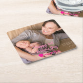 1. Vatertag Rechteckiger Pappuntersetzer (angewinkelt)