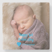 1. Vatertag Steinuntersetzer (Vorderseite)