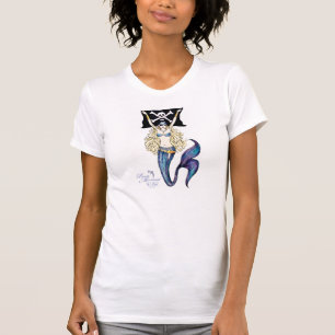 1 versah Piraten-Meerjungfrau T-shirt~ durch Kat T-Shirt