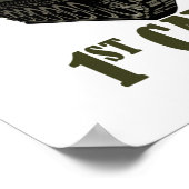 1. Vet Cav - M109 Howitzer Poster (Ecke)