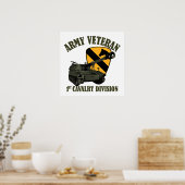 1. Vet Cav - M109 Howitzer Poster (Küche)