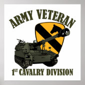 1. Vet Cav - M109 Howitzer Poster (Vorne)