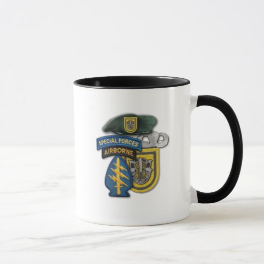 1. Veteranentierärzte Tasse der grünen Barette der (Rechts)