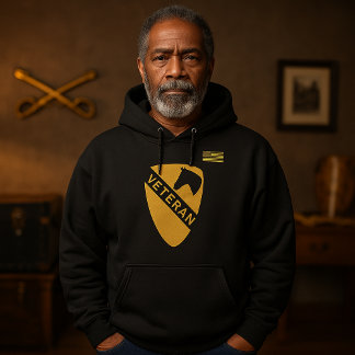 1. Veteranentribut der Kavalleriedivision in Schwa Hoodie