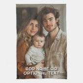 1 Vollständiges Foto und einfache Textvorlage Geschirrtuch (Vertikal)