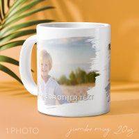 1 Vollständiges Foto und Text - Brushstroke Horizo
