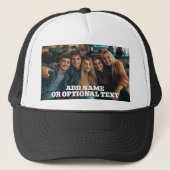 1 Vollständiges Foto und Text - Horizontale Landsc Truckerkappe (Vorderseite)