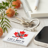 1 von 1 nicht 51 Kanadischer Identitätskapselhocke Schlüsselanhänger (Vorderseite rechts)