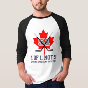 1 von 1 nicht 51 Kanadischer Identitätskapselhocke T-Shirt