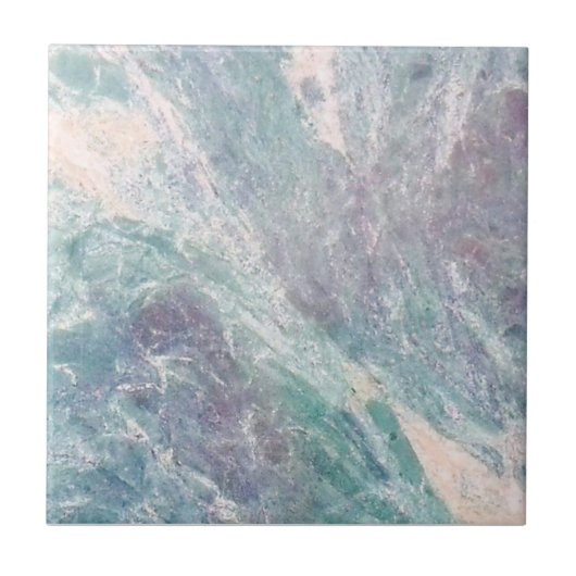 1 von 2 Blue Aqua White Lilac Imitate Granite Repr Fliese (Vorderseite)