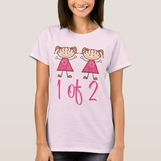 1 von 2 rosa Mädchen T-Shirt (Vorderseite)
