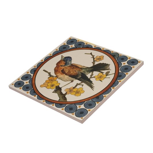 1 von 5 Repro 1890s Doulton Lambeth Hand bemalt Fliese (Seite)