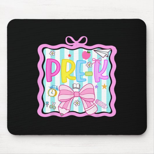 1. Vorkindergartentag zurück zur Schule Mousepad (Vorne)