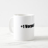 +1 Vorpal Tasse des Kaffee-Mords! (Vorderseite Links)