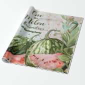 1. Wassermelonen-Geburtstag Geschenkpapier (Ungerollt)