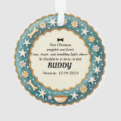 1. Weihnachten 2-Seiten Paw-liday Magic Ornament (Rückseite)