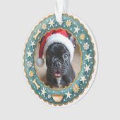 1. Weihnachten 2-Seiten Paw-liday Magic Ornament (Vorderseite)