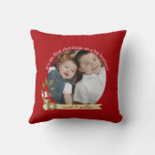 1. Weihnachten als "Big Brother"-Foto/Name Kissen (Rückseite)