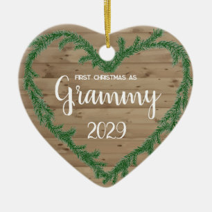 1. Weihnachten als Grammy Keramik Ornament