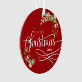 1. Weihnachten als großer Bruder benutzerdefiniert Ornament (Vorderseite)