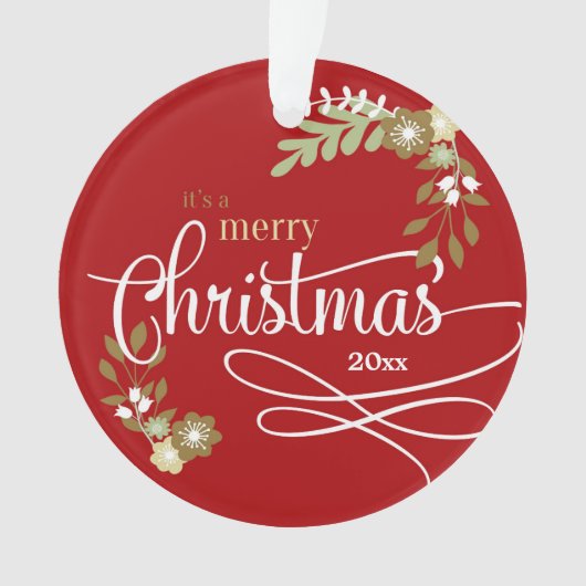 1. Weihnachten als großer Bruder benutzerdefiniert Ornament (Vorderseite)