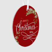 1. Weihnachten als Großvater Ornament (Vorderseite)