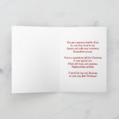 1. Weihnachten der Enkelin - Grußkarte (Innenseite)