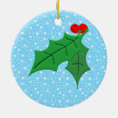 1. Weihnachten im neuen Zuhause Keramik Ornament (Hinten)