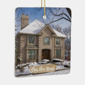 1. Weihnachten im neuen Zuhause Keramikornament (Rechts)