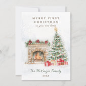 1. Weihnachten im New Zuhause Tree Fire Place (Vorderseite)