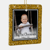 1. Weihnachten Keramikornament (Rechts)