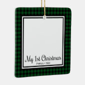 1. Weihnachten Keramikornament (Rechts)