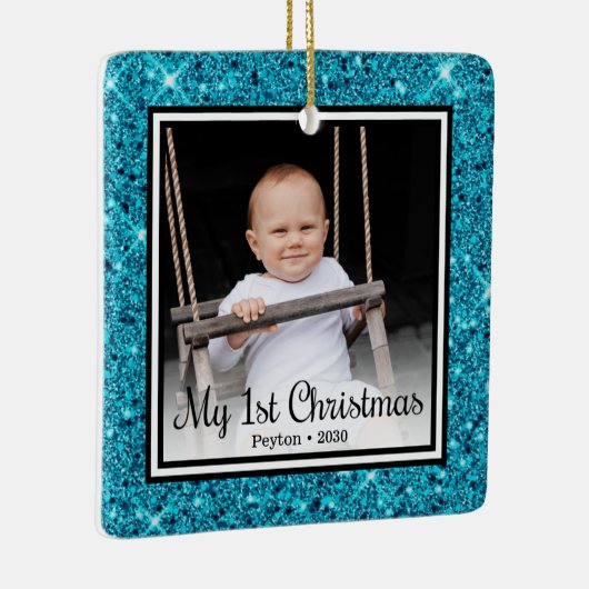 1. Weihnachten Keramikornament (Rechts)