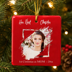 1. Weihnachten Mutter Mama Nächstes Kapitel Foto r Keramikornament